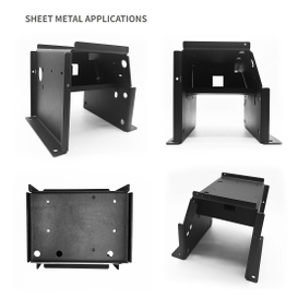 Estilo medio de base de chasis intergada para recinto de metal con riel DIN