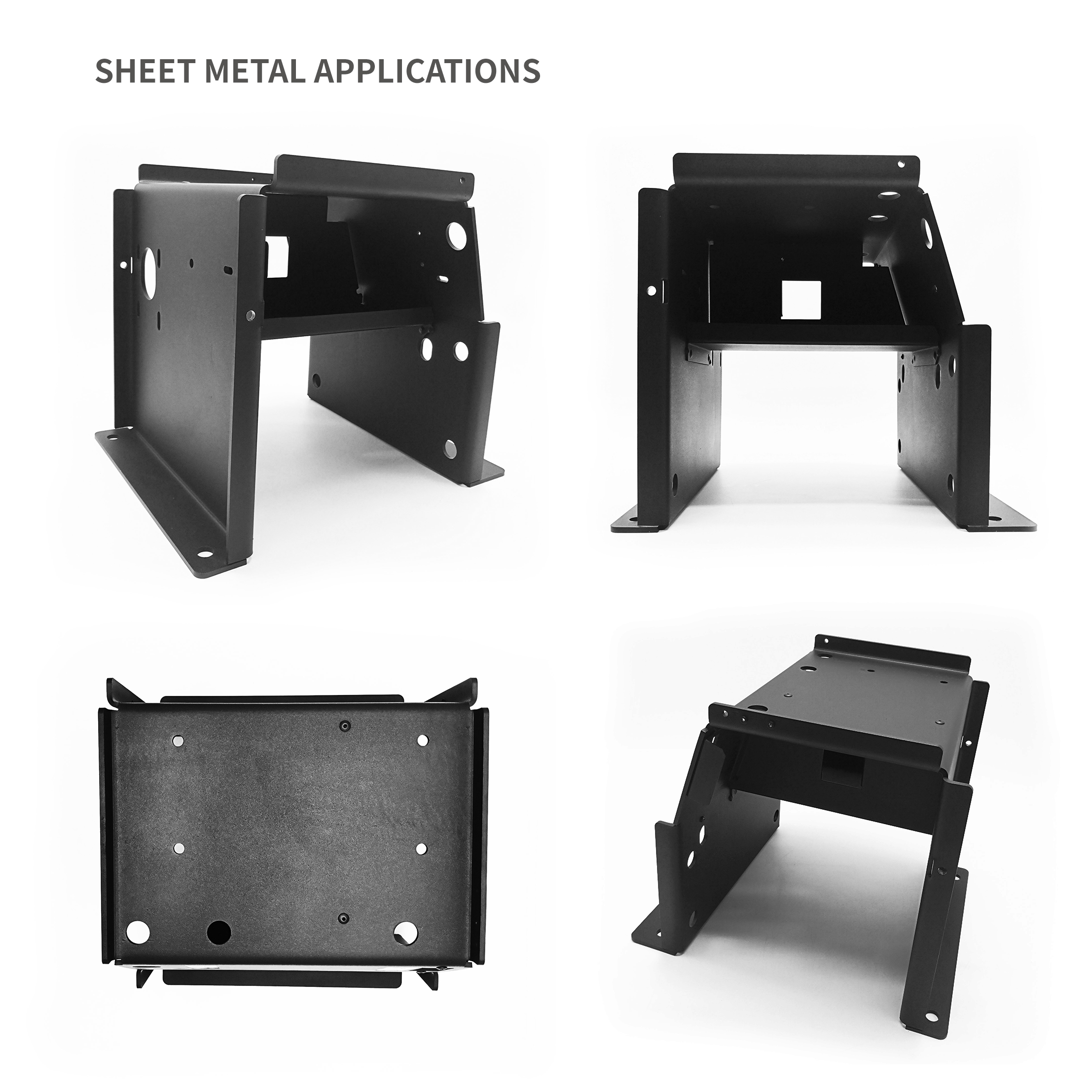 Estilo medio de base de chasis intergada para recinto de metal con riel DIN