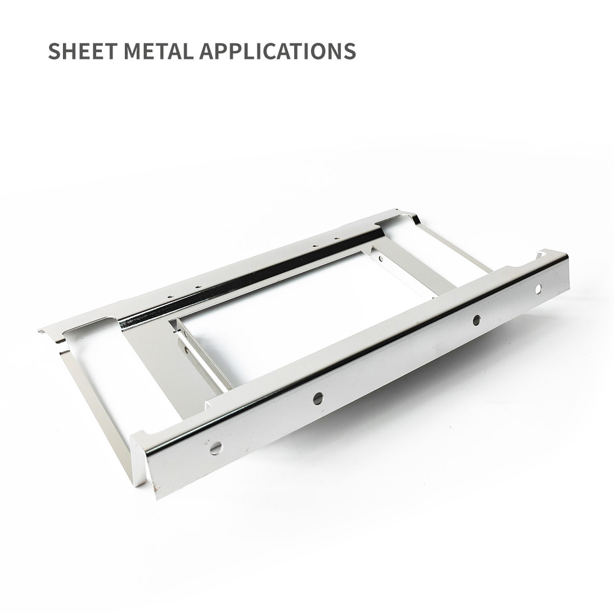 Bandeja de montaje de acero inoxidable de recinto de metal montado en la pared