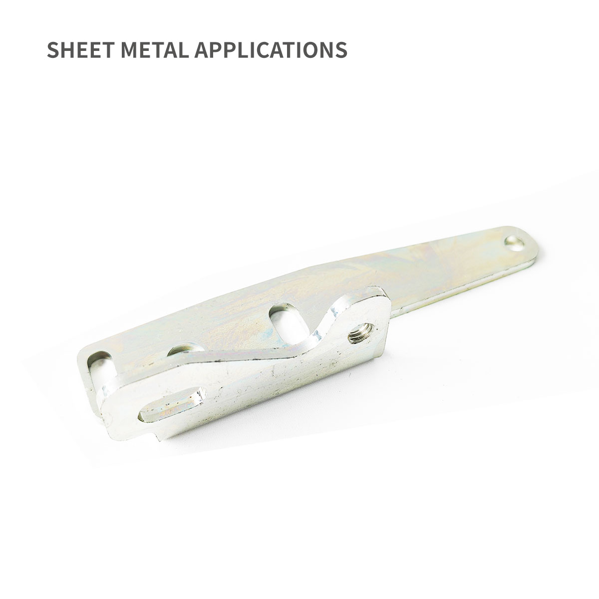 Soporte de montaje galvanizado de recinto de metal perforado