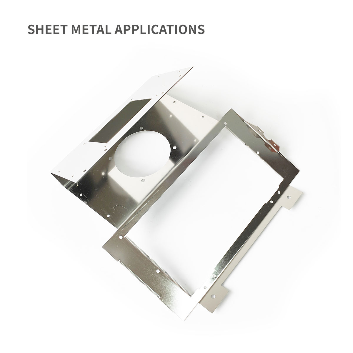 Soporte de montaje de acero inoxidable de recinto de metal de acero inoxidable que incluye motor
