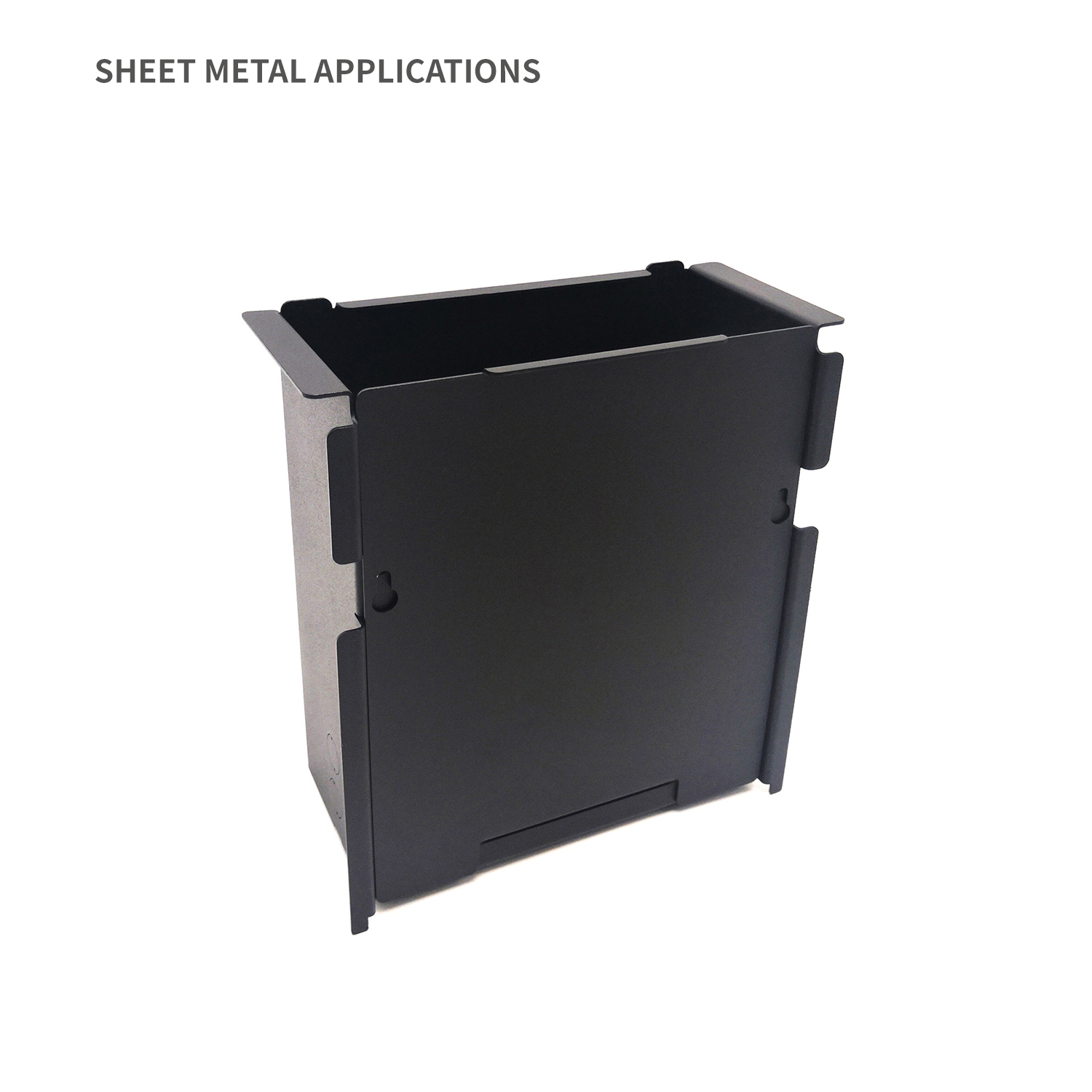 Caja de fuente de alimentación clásica con cobertura para recinto de metal aislado