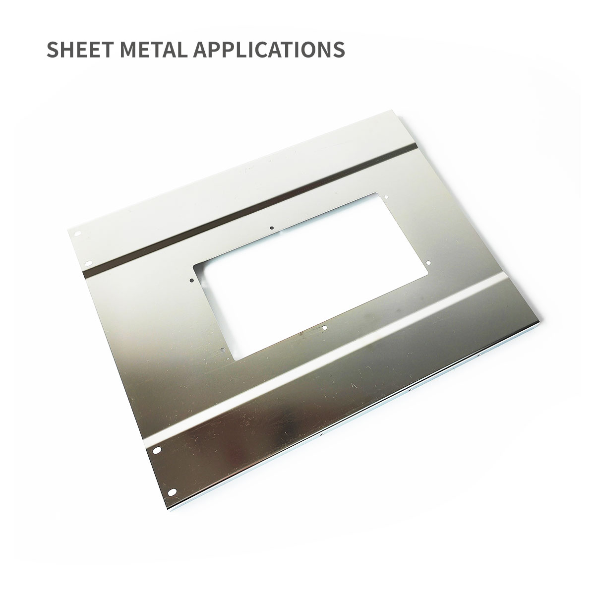 Placa de cubierta media de carcasa de metal modular recinto de metal de acero inoxidable