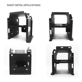 Base de chasis de servicio pesado con gran capacidad para el recinto de metal con riel DIN