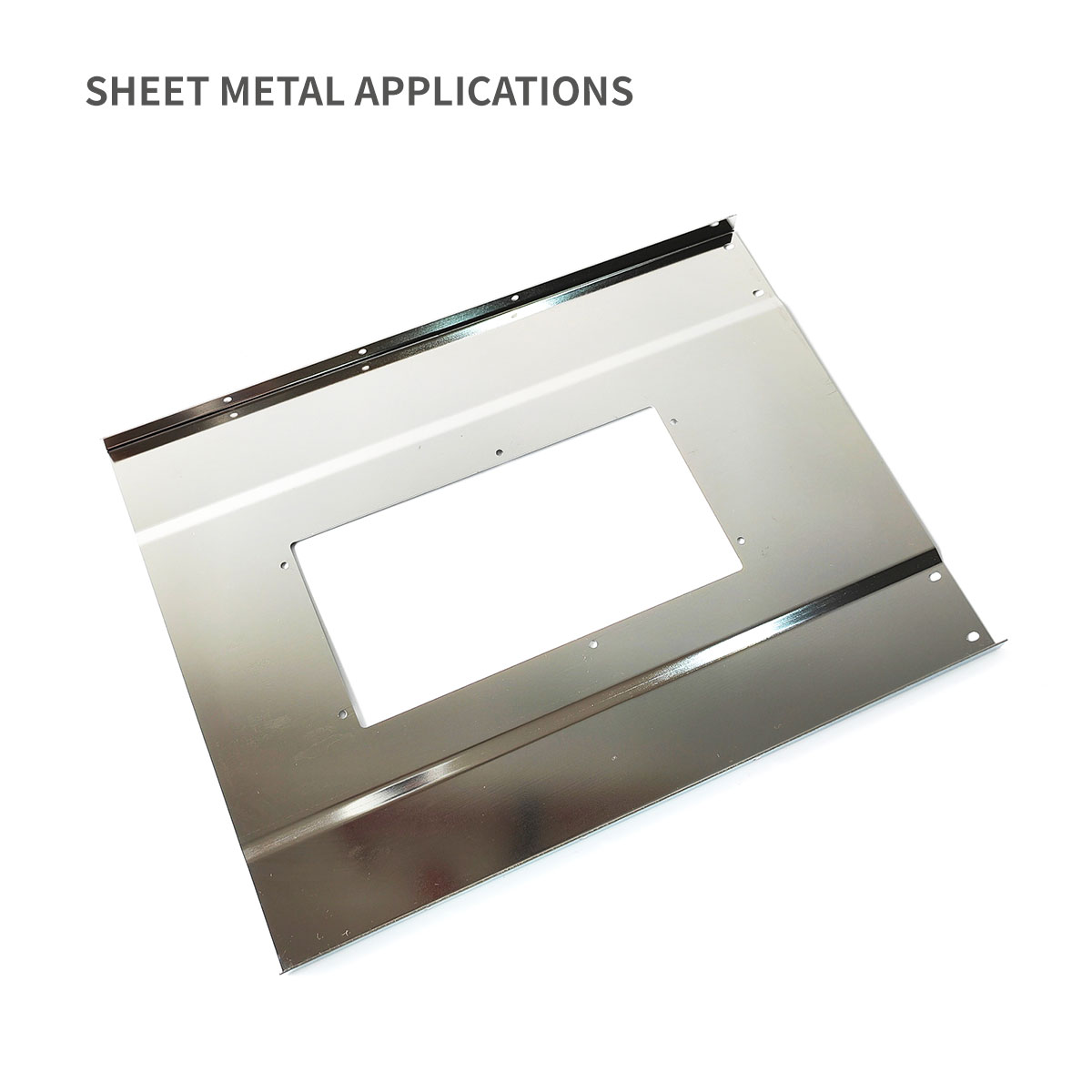 Placa de cubierta media de carcasa de metal modular recinto de metal de acero inoxidable