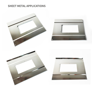 Placa de cubierta media de carcasa de metal modular recinto de metal de acero inoxidable