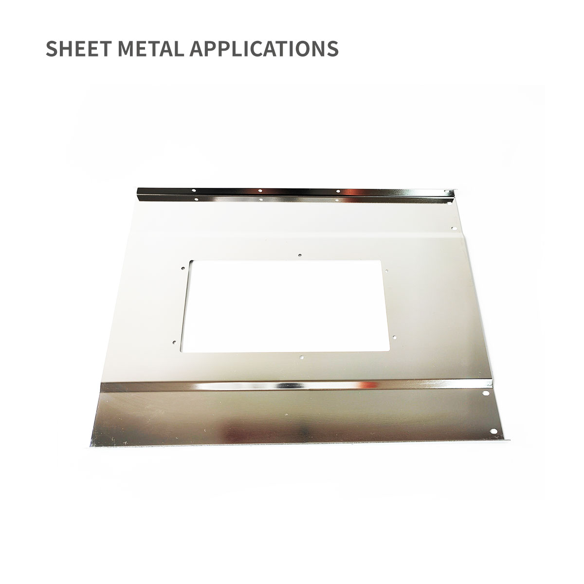Placa de cubierta media de carcasa de metal modular recinto de metal de acero inoxidable