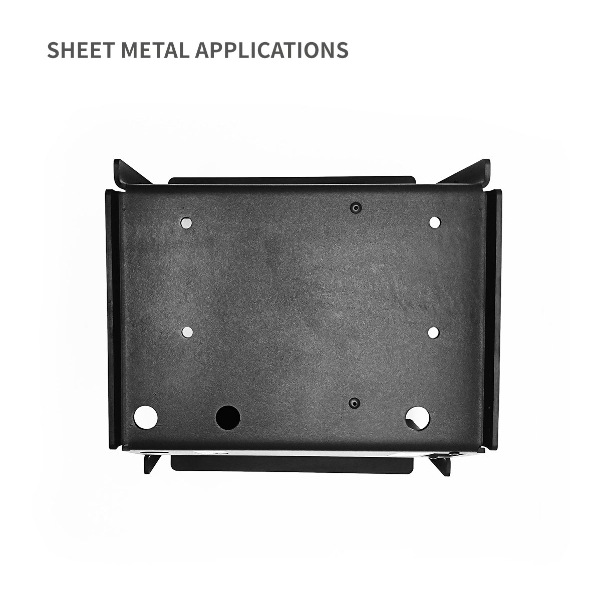 Estilo medio de base de chasis intergada para recinto de metal con riel DIN